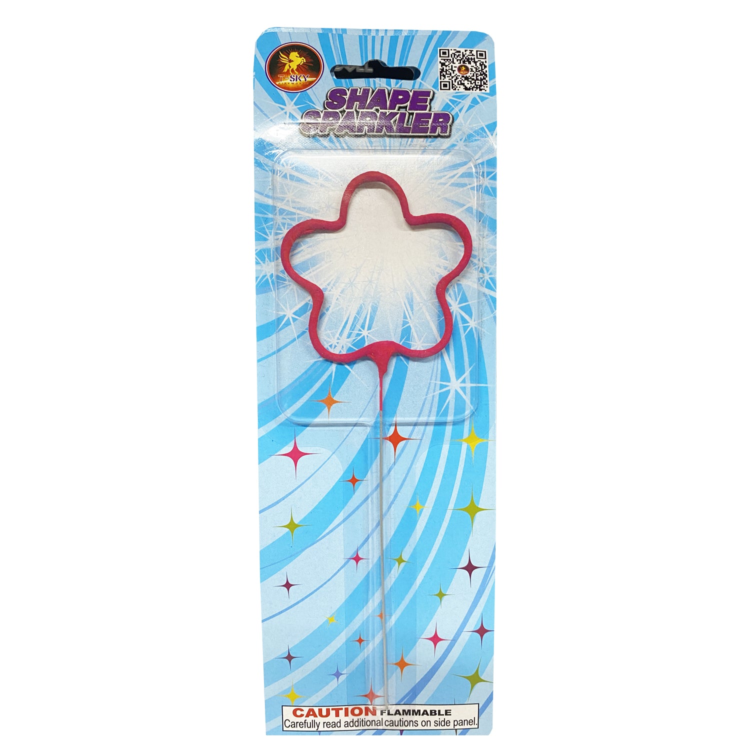 Flower Shape Sparkler - 1pc
