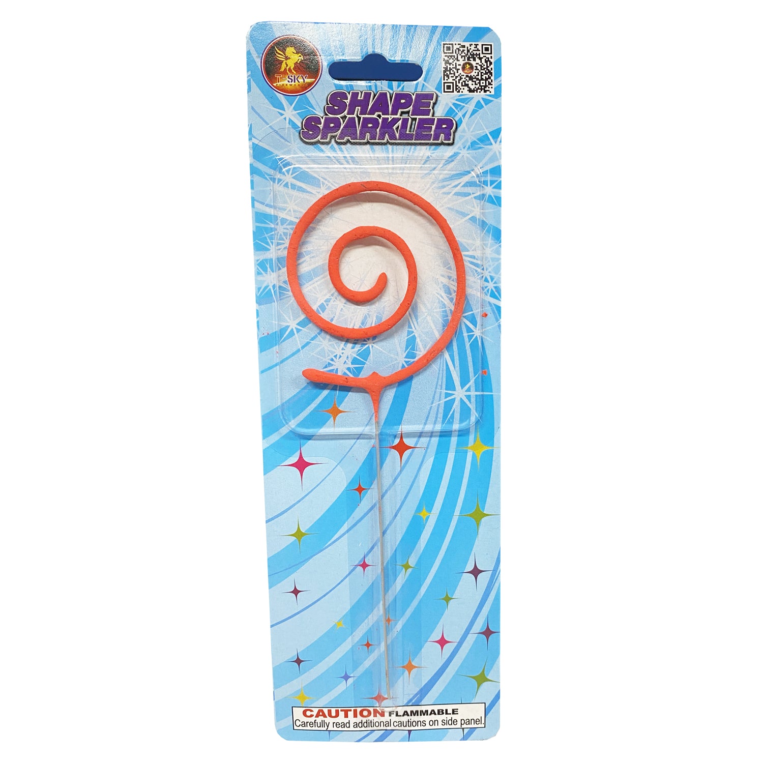 Spiral Shape Sparkler - 1pc