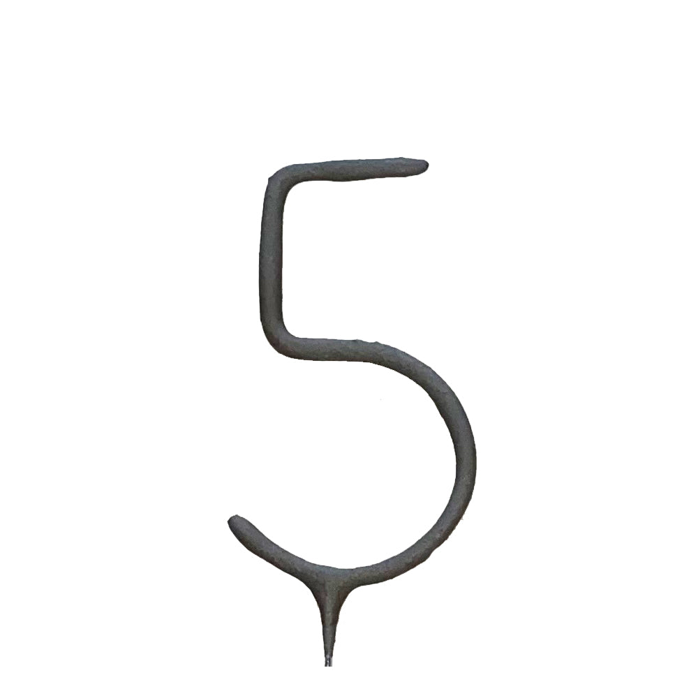 Number Shape Sparkler : No. 5