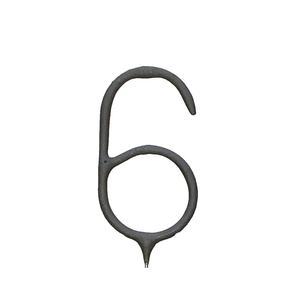 Number Shape Sparkler : No. 6