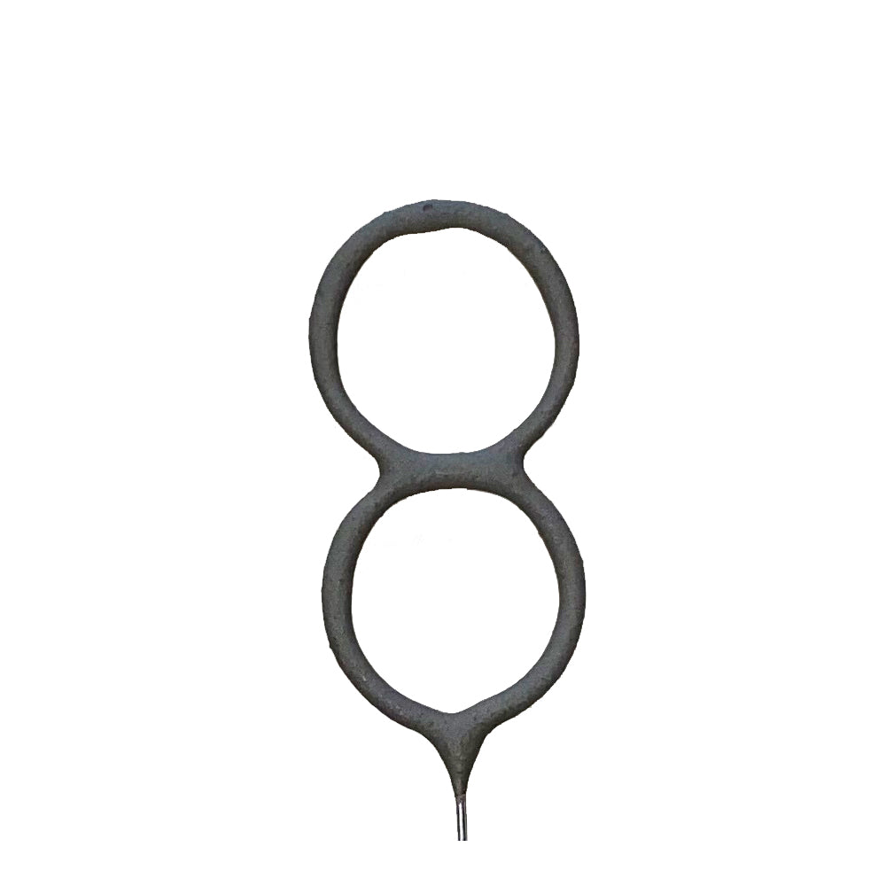 Number Shape Sparkler : No. 8