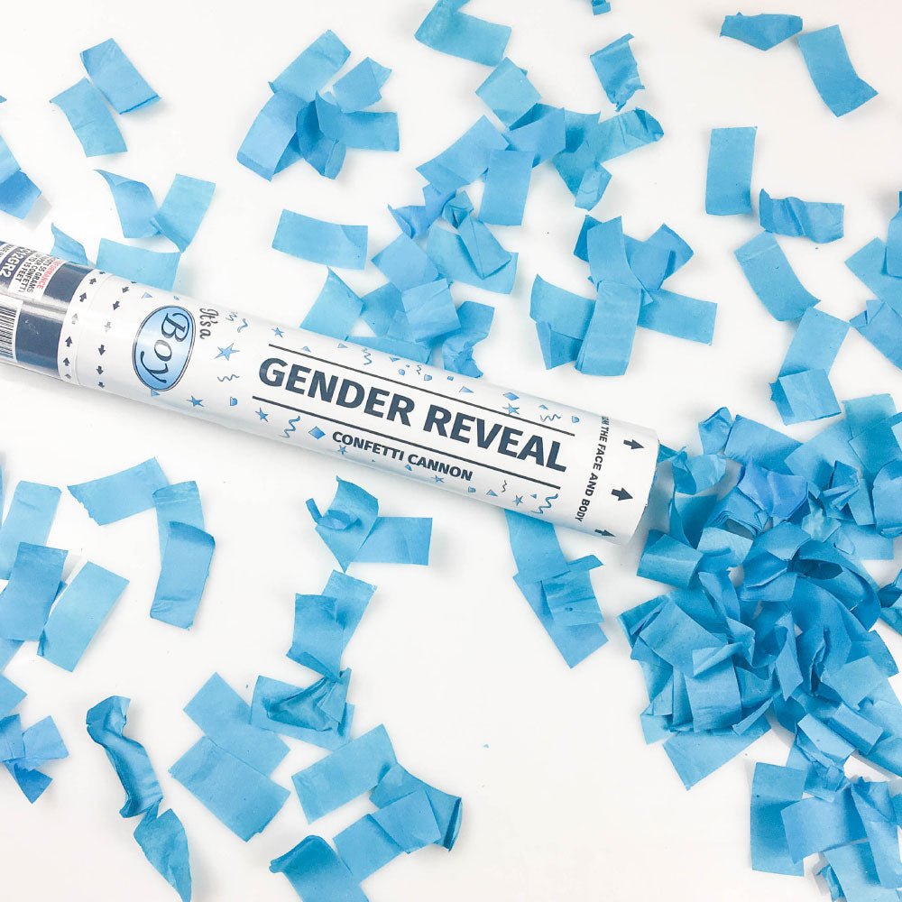 1pc 12 Inch Blue Confetti Cannon - Its a Boy!