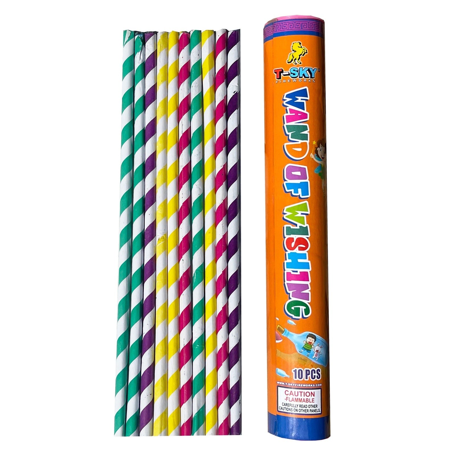 1pc Wand of Wishing Sparklers 1 Package of 10 Sprklers
