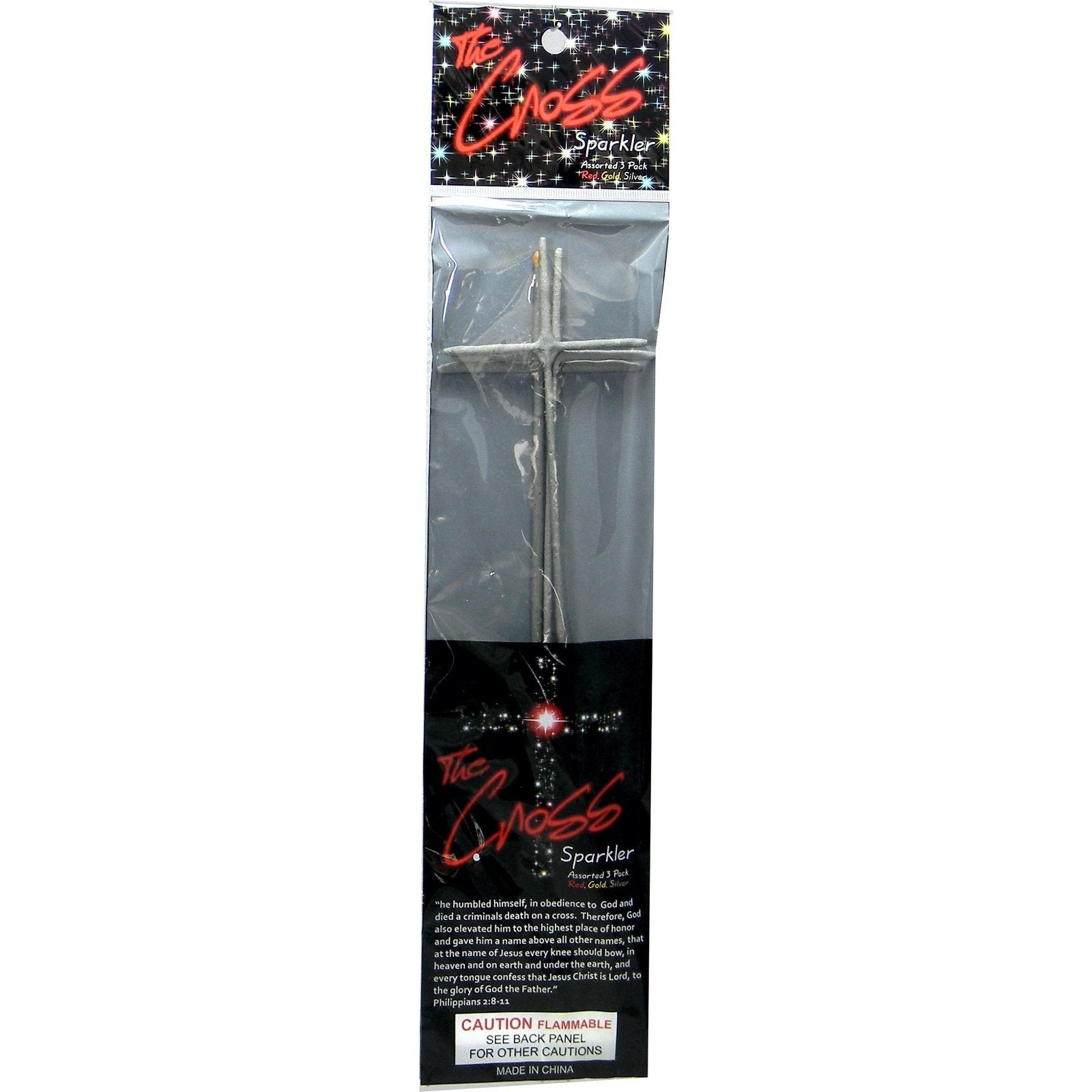3 Pack Cross Sparklers
