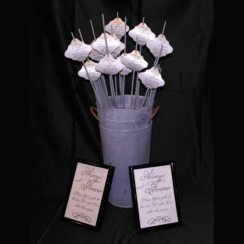 Custom Sparkler Sign- 2 Signs Per Order