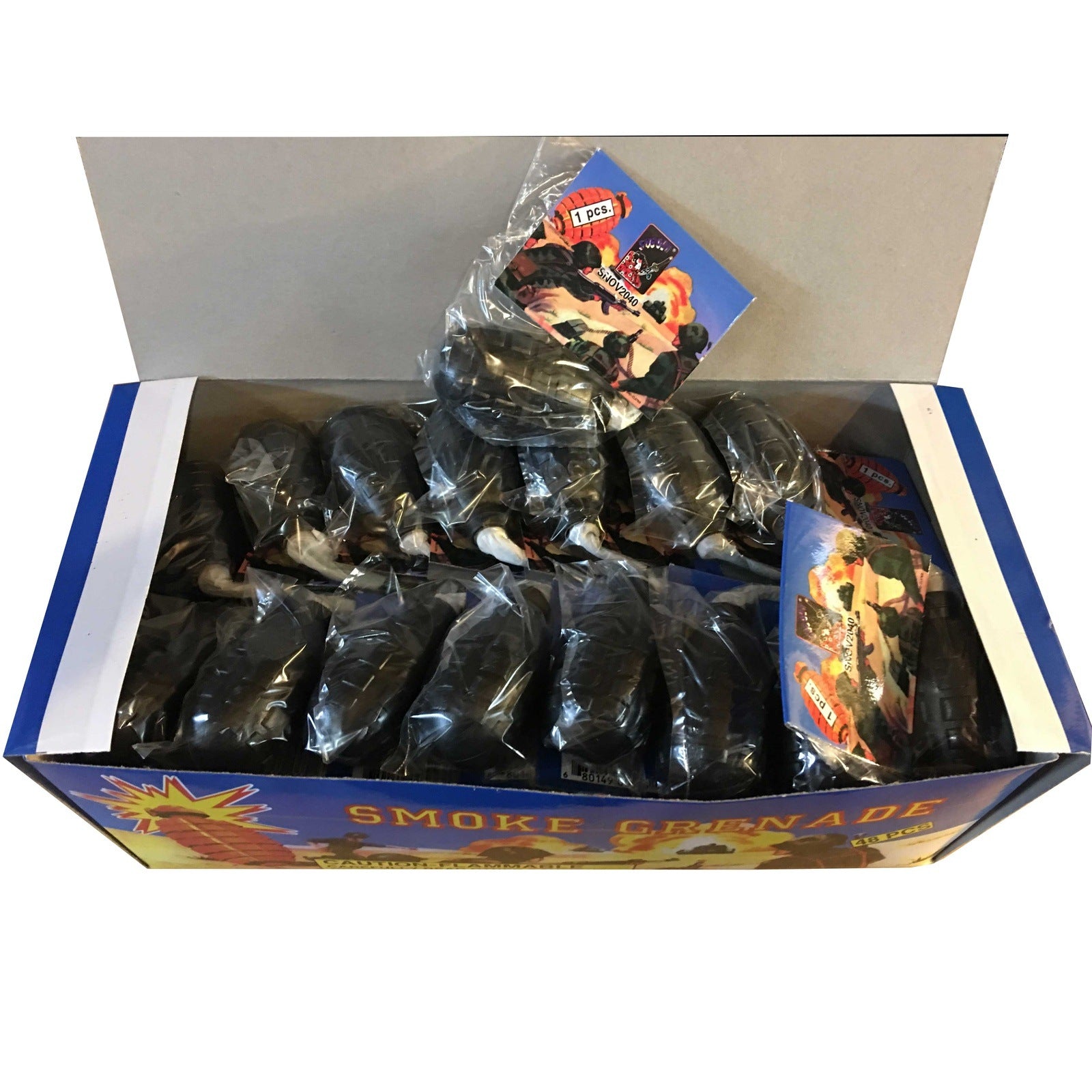 48pc Mini Smoke Grenades