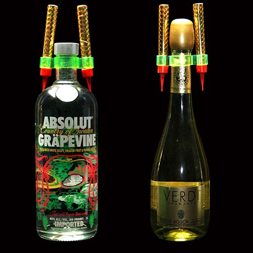 Double VIP Nightclub Bottle Sparkler Clip - 12pc
