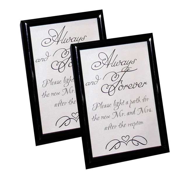 Custom Sparkler Sign- 2 Signs Per Order