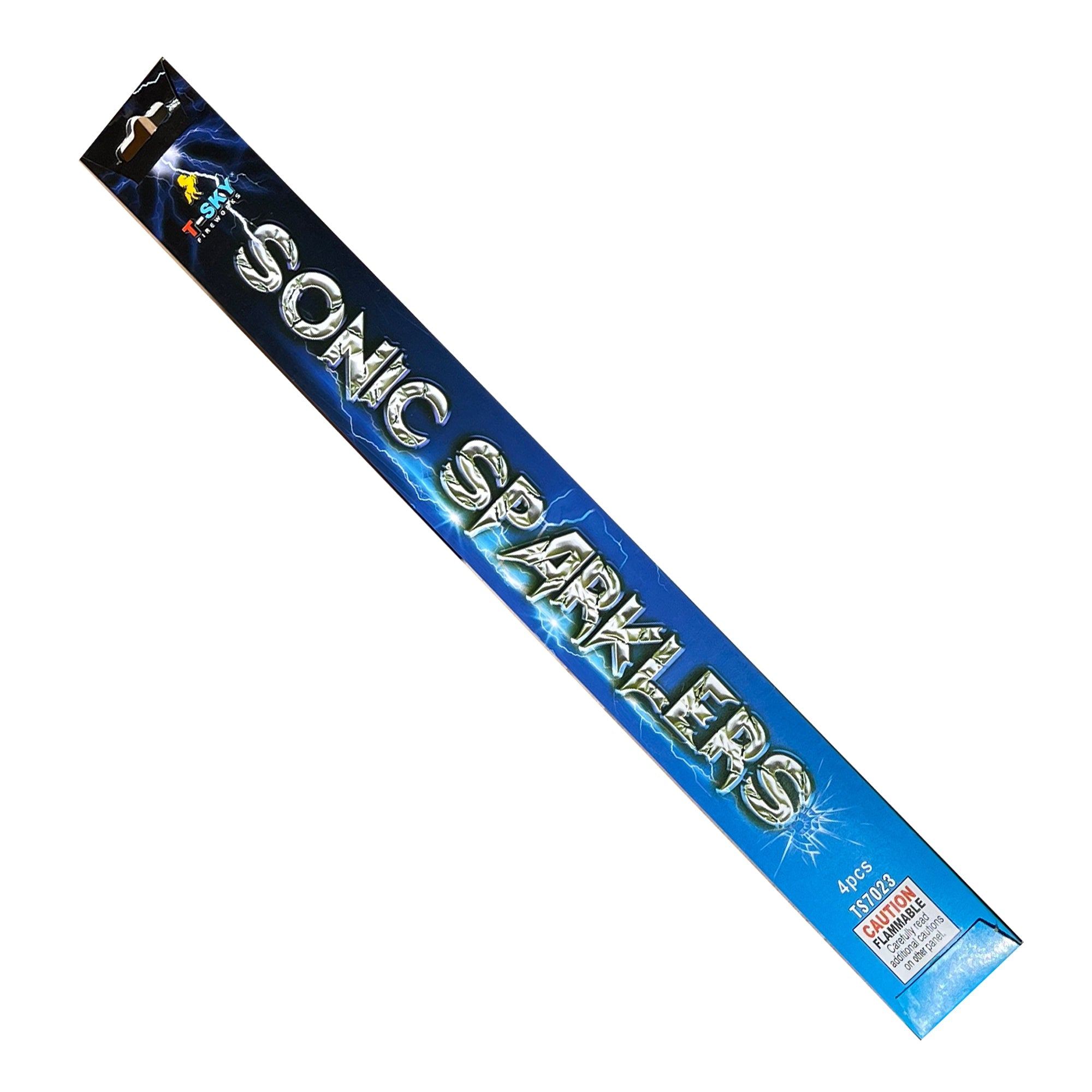 1 pack - 4pc 14' Gold Crackling Sparkler - Sonic Sparkler