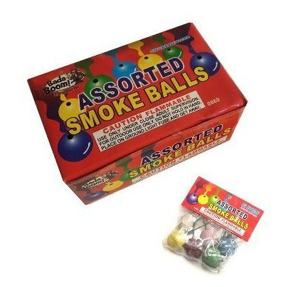 12 Pack - 6pc Color Smoke Balls