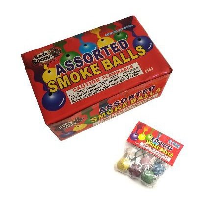 12 Pack - 6pc Color Smoke Balls