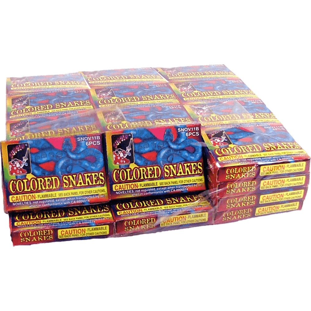 Color Snakes Display Box 48 Packs of 6