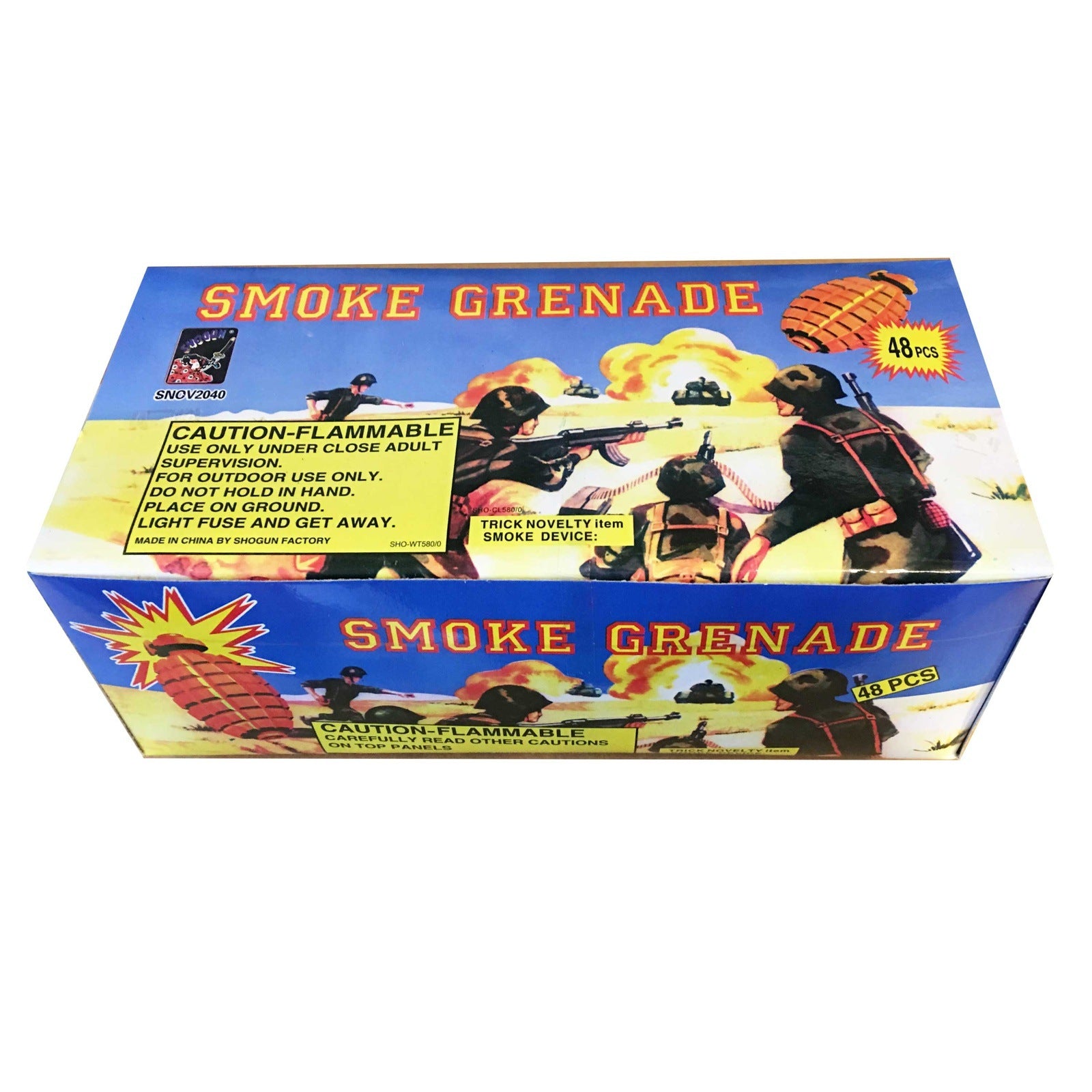 48pc Mini Smoke Grenades